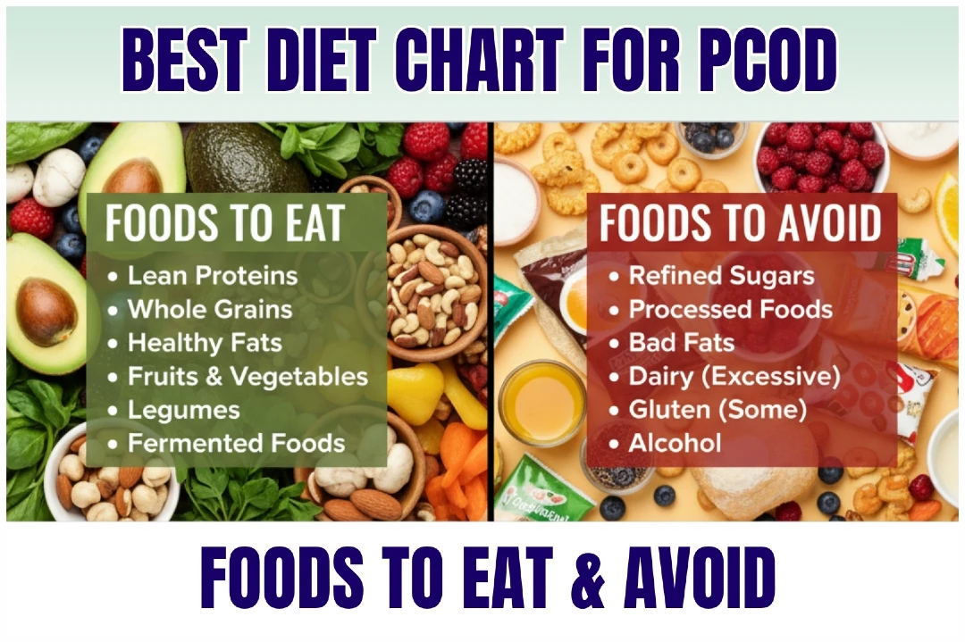 best diet chart for pcod foods to eat avoid
