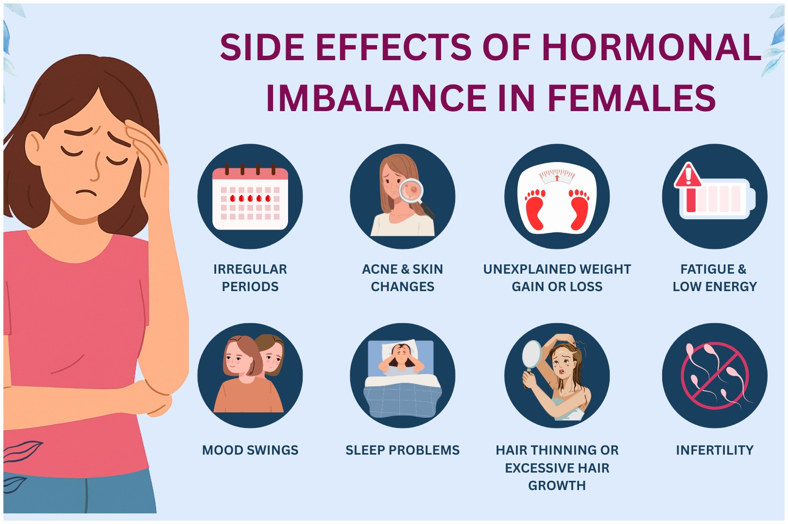 side effects of hormonal imbalance in females by unicare remedies